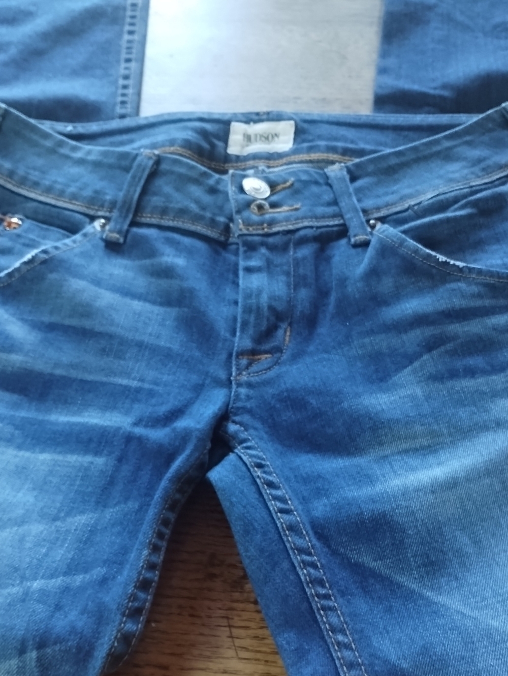 Hudson Jeans Women's Skinny Jeans in Blue Denim